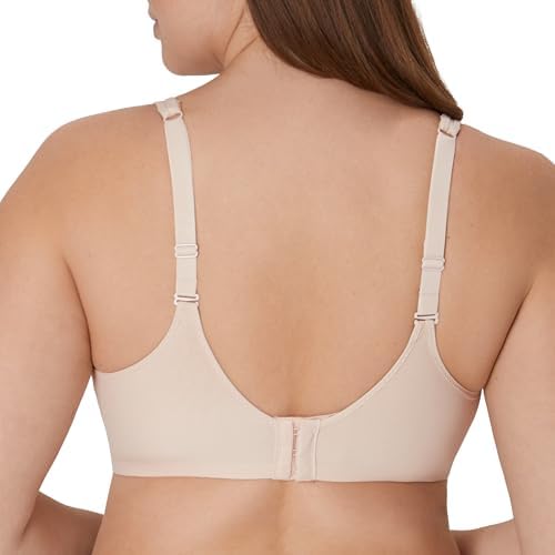 Bali Women's Seamless Underwire Bra, One Smooth U Smoothing Underwire Bras for Women, Convertible Straps, Ultra Light