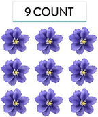 Global Sugar Art Clematis Sugar Cake Flowers, Light Purple, 3 Count by Chef Alan Tetreault