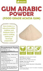 Premium Organic Gum Arabic Powder - Food Grade for Baking and More - 2LBS