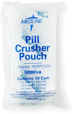 Medline Silent Knight Pill Crusher Pouches (Pack of 1000)