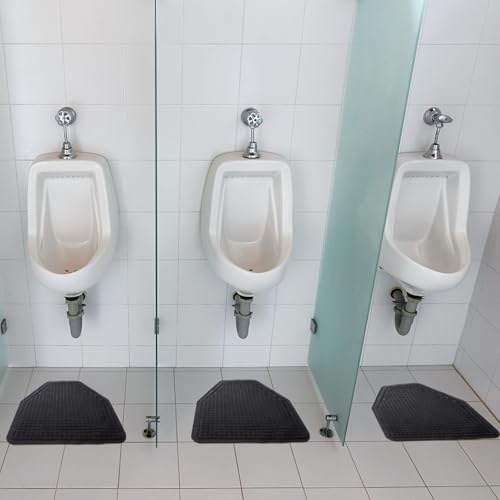 Nuanchu 12 Pack Urinal Mats for Men Bathroom Commercial Urinal Floor Mats Pads for Mens Restroom Non Slip Splash Toilet Bulk Eliminating Bathroom Odor Washable Disposable Large 17.5 x 21 Inch