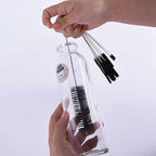 AKOAK 8.2 Inch Nylon Tube Brush Set Pipe Cleaning Brushes for Drinking Straws Glasses Keyboards Jewelry Cleaning,Set of 10