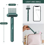 RHOS 2-in-1 Hair Brush Cleaner and Remover Tool - Comb for Removing Hair and Dust, Suitable for Home and Salon Use (1 Pack-Green)