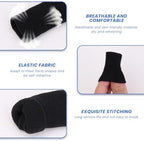 10 Pcs Finger Compression Sleeves, Thumb Sleeve and Digit Wrap with Joint Protection, Secure Support, Compression Sleeves plus Finger Protectors for Sports, Gaming, and Daily Use (Black)