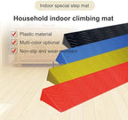 Portable Curb Ramps, Home Ramps Non-Slip Wheelchair Uphill Mat Indoor Threshold Ramps Drawing Board Plastic Ramps 1-10.5 cm Height Doorway Steps Threshold Ramp,Red,100x10x3.5cm