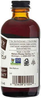 Nielsen-Massey Madagascar Bourbon Pure Vanilla Extract for Baking and Cooking, 4 Ounce Bottle