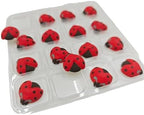 Edible 16pcs Insect Themed Ladybug Sugar Sprinkles Dessert sprinkles Cake Cupcake Toppers cookie Icing decorations for cake Decorating