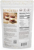 Struesli Original Organic Granola, Grain & Gluten Free, Healthy Snacks with Chia Seeds, Nuts and Sea Salt, Prebiotic High Fiber Food for Yogurt, Cereal & More, Plant Based, Keto & Paleo Friendly, 9 Oz