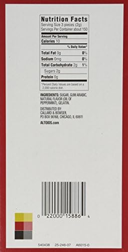 Altoids Peppermint Mints - 1.76 Ounce (Pack of 6)