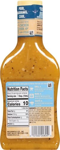 Lawry's Lemon Pepper with Lemon Juice Marinade, 12 fl oz (Pack of 2)