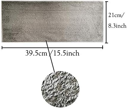 EZ SPARES Microfiber Mop Cloths,Replacement for Hardwood Floor Mop,Washable Wet/Dry Pads,for Home and Office Wet or Dry Floor Tile Cleaning(4 Pads)