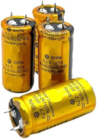 2Pcs CDA 2.7V100F 2.7V 120F Storage Energy Car Recorder Two-Foot 2.7V100F 22 * 45mm 22 * 50mm(2Pcs CDA 2.7V120F)