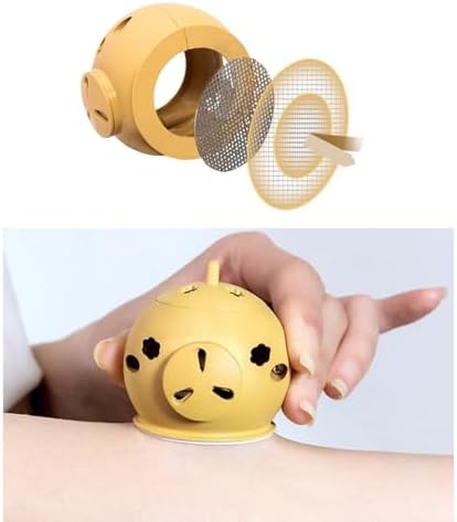 2 Pack Moxa Box Portable Moxibustion Burner Holder with 50 Rolls Mini Mugwort Stick and Adhesive Sticker for Accupoint Moxa Heating Treatment Acupuncture Point Massage Pain Relief Acupuncturist