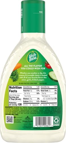 Wish-Bone Salad Dressing, Ranch, 24 oz