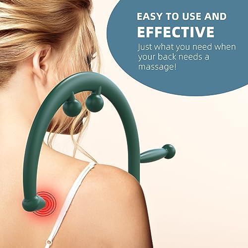 KEINE MARKE Trigger Point Massage Tool Body Deep Tissue Handheld Back, Neck, Shoulder, Leg and Feet Massager Rod, Muscle Release Tool Self Massage Hook Cane for Women & Men