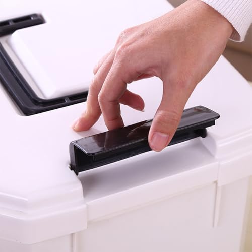 Zerodeko 1PC Medicine Case Medicines First Aid Box Organizer Portable Medicine Organizer Empty Medicine Kit Emergency Medicine Cabinet Storage Container Multi-Layer White Lock Box Medium Size