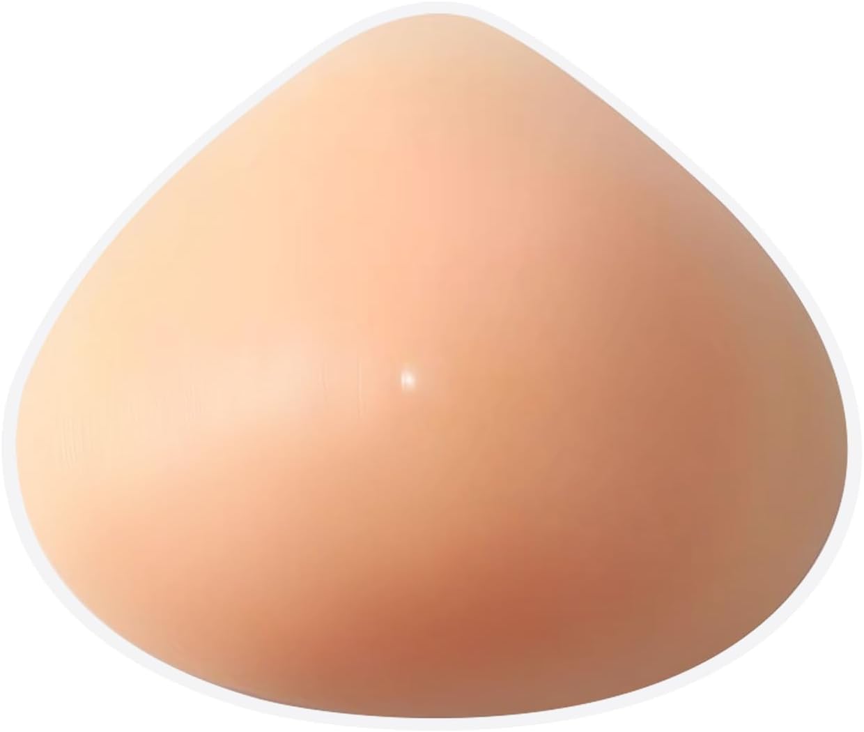 Triangle Silicone Breast Form Mastectomy Prosthesis Concave Bra Enhancer Insert One Piece