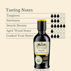 Mazzetti Organic Glaze Balsamic Vinegar of Modena PGI, 7.3 Fl Oz, Versatile, Thick & Tangy, Perfect for Drizzling, USDA Organic, Crafted in Italy