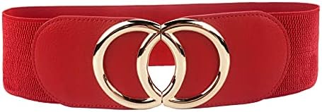 Swtddy Women's Elastic Wide Stretchy Waist Cinch Belt Waistband For Dresses
