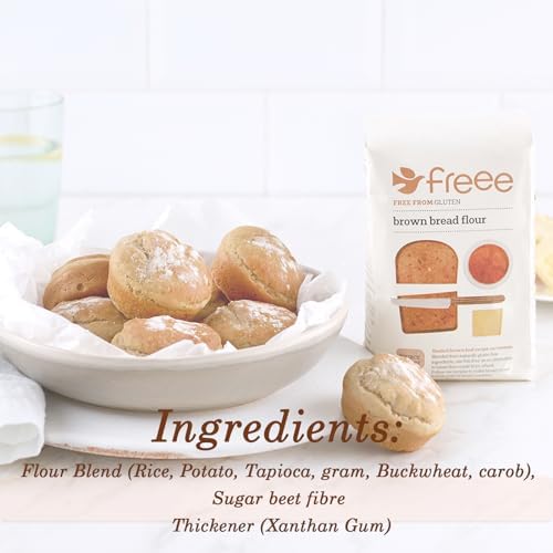 Doves Farm Gluten Free Brown Bread Flour - 1kg (2.2lbs)