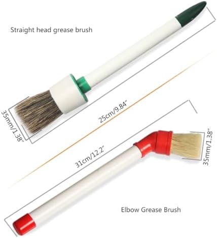 Straight/Curved- Lube- Applicator- Brush With Handle Bristles Brush Used For Paste-Style Tire Mounting