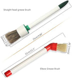Straight/Curved- Lube- Applicator- Brush With Handle Bristles Brush Used For Paste-Style Tire Mounting