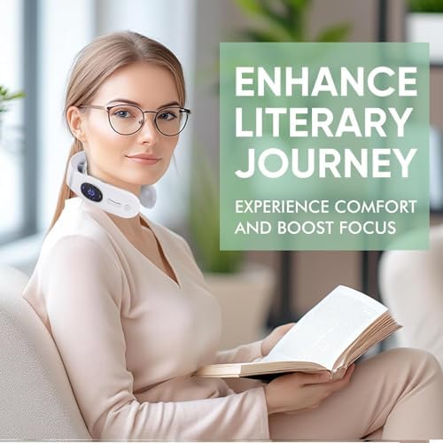 Neck Massager, Intelligent Cordless Portable-Multifunctional for Cervical Neck and Shoulder Relaxation at Home, Office, Travel