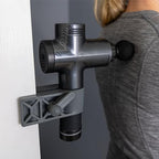 Zadro Hands Free Massage Gun Deep Tissue Door Mount Back Massager Handheld Clamp Tool Strong Grip Protects Door Easy Use