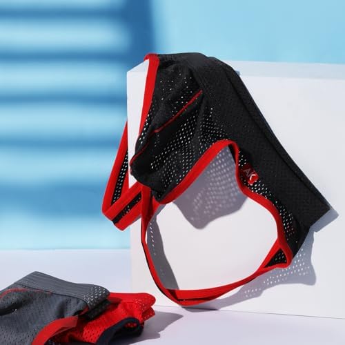 Arjen Kroos Men's Jockstrap Sexy Underwear Mesh Jock Strap Athletic Supporter