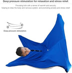 Sensory Body Sock for Kids, 13+ Years Old, X-Large Size,65" H x 29", Good for Height 61"+, Navy Blue