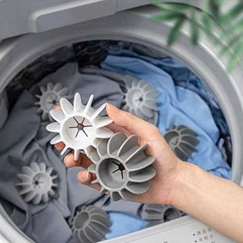 4Pcs 2023 Reusable Laundry Balls Laundry Scrubbing Balls for Washing,1PC Machine Silicone Steamer Dryer Balls Washer Balls Washing Ball