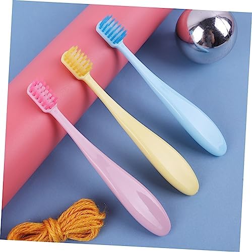 6pcs Boys and Girls Soft Bristle Toothbrush Set Portable Handle Training Brushes for Boy Oral Care Ergonomic Design for Comfortable Grip