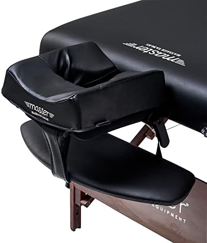 Master Massage Del Ray Pro 30" Portable Massage Table, 750lbs Capacity, Black