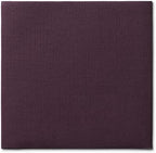 Plum Colored Linen-Like Dinner Paper Napkins, Airlaid Texured Napkin For Special Occasions, 45 Pack