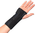Ultimate Lacing Wrist Brace Orthosis – Compression Wrist Support Brace for Carpal Tunnel with Lacing Pull Tabs & Removable Stays – Breathable & Hypoallergenic Design (Left - X-Small)