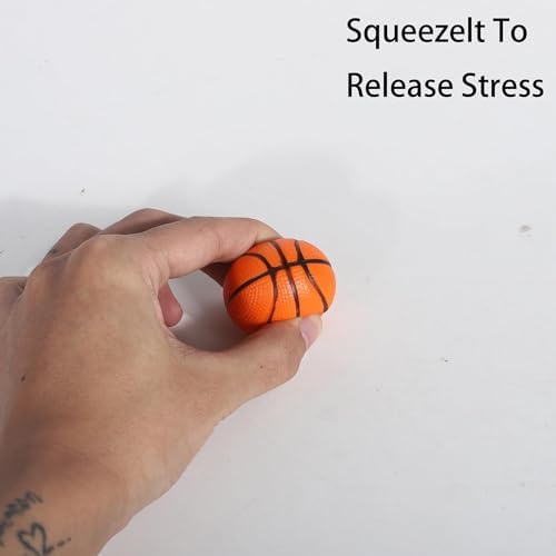 12 PCS Basketball Cupcake Toppers 3D Mini Sports Ball Cupcake Picks Basketball Party Decorations for Sports Theme Baby Shower Kids Birthday Aniversary Party Cake Decorations Supplies