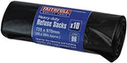 Heavy-Duty Black Refuse Sacks (Roll 10)