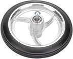 (7 inch) Non-slip Polyurethane Tire Replacement Disabled Front Wheel B icycle - Aluminum with 8mm Axle for Disabled B icycle, Wheelchair Front Wheel, Rollator, Walker。