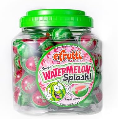 Efrutti Watermelon Splash, Sweet and Sour Candy