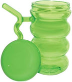 Rehabilitation Advantage Cup with Built-In Straw Handle, Green