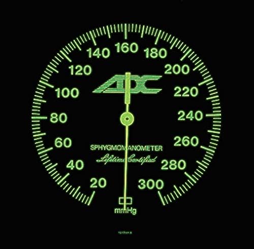 ADC - 6705 Diagnostix 703 Palm Style Aneroid Sphygmomanometer Blood Pressure Monitor, Reusable BP Cuff, Adult, Magenta