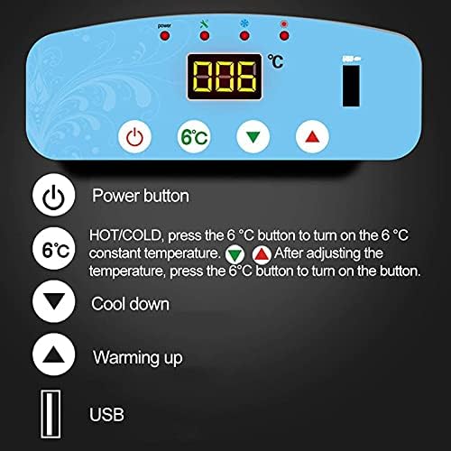 12L Insulin Cooler Refrigerated Box,Insulin Travel Case,LED Display 2-8℃,Medicine Refrigerator Cooler,Car USB Charger,Keep Diabetes Medication Isolated,for Car,Travel,Home