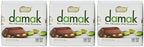 Nestle Damak Milk Chocolate with Pistachio 80g Bar Pack, 3 Count - Halal - Made in Turkey