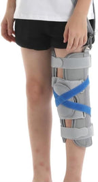 Kids Knee Leg Immobilizer Pediatric Knee Brace Support Child Knee Fixed Splint Leg Fracture Splint Leg Immobilizer/Knee Splint/Knee Brace (M M)
