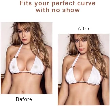 Silicone nipple cover reusable nipple covers for women no show sticky pasty nipple cover (2 Pairs)