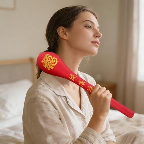 Beavorty Manual Back Massagers 2 Pcs Handheld Massage Stickfor Back Muscle Pain Relief | Massage Hammer Stick Tool for Neck & Shoulder Deep Tissue Stress Relief