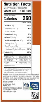 CLIF BAR - Energy Protein Bars - Crunchy Peanut Butter - Made with Organic Oats - Energy Bars - Non-GMO - (5 Pack)