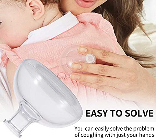Fanwer Palm Chest Percussion Cup - Chest Physical Therapy Aids(CPT), Mucus Removal Device, Helps to Break up Mucus by Percussion and Postural Drainage, Professional Palm Sputum Remover