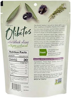 Olibites Pitted Black Olives - Fresh Olives Marinated in Extra Virgin Olive Oil (5 oz, Pitted Black)