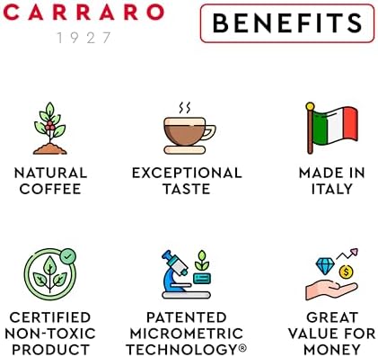 CARRARO 1927 New Variety Pack Espresso Capsules - 100 Aluminium Espresso Pods Compatible with Nespresso Original line Machines, Medium and Dark Roast, Made in Italy